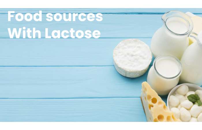 Food sources With Lactose